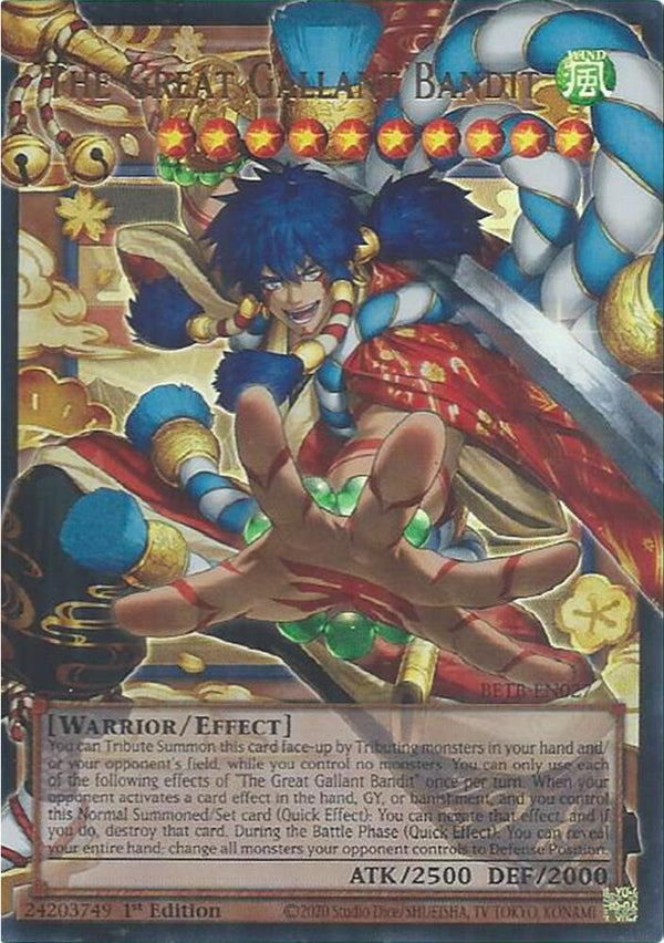The Great Gallant Bandit (Extended Art) - BETB-EN027 - Ultra Rare - 1st Edition