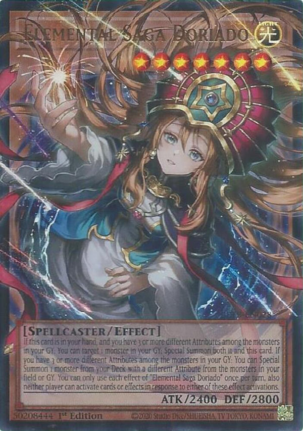 Elemental Saga Doriado (Extended Art) - BETB-EN028 - Ultra Rare - 1st Edition