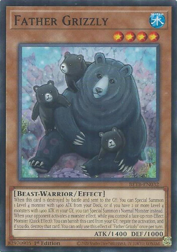Father Grizzly - BETB-EN032 - Common - 1st Edition