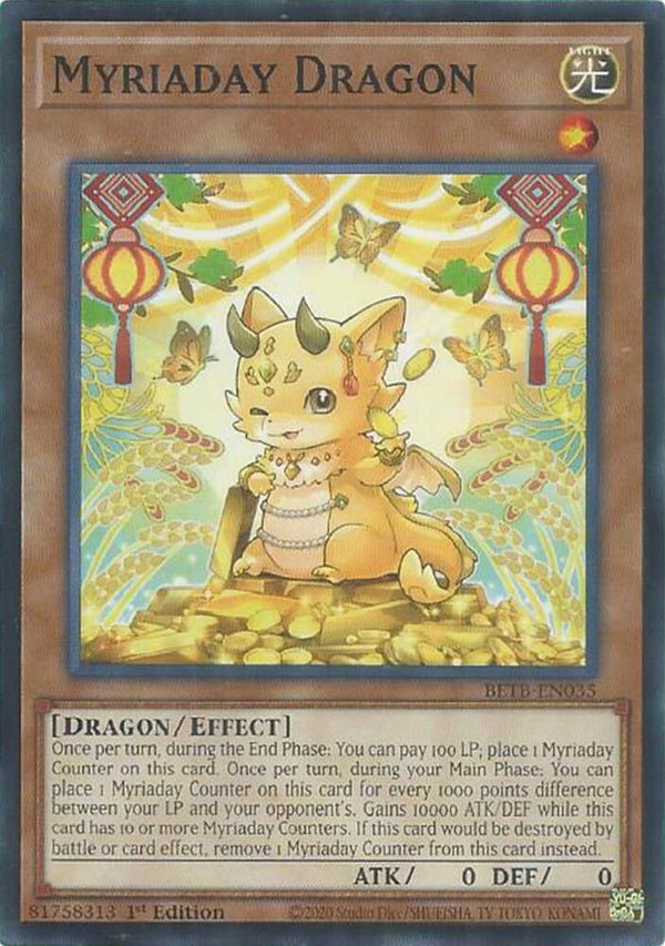 Myriaday Dragon - BETB-EN035 - Common - 1st Edition