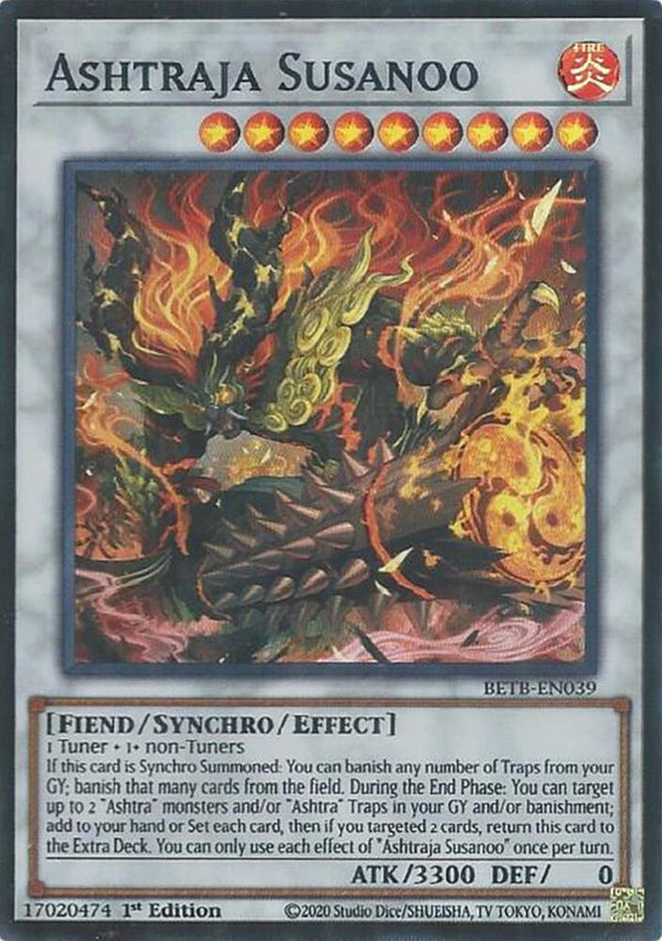 Ashtraja Susanoo - BETB-EN039 - Super Rare - 1st Edition