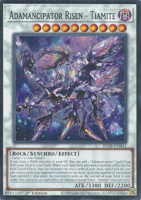 Adamancipator Risen - Tiamite - BETB-EN041 - Common - 1st Edition