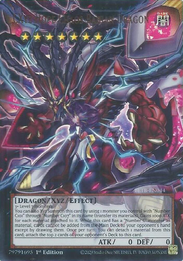 CXyz Hope Chaos Barian Dragon (Extended Art) - BETB-EN044 - Ultra Rare - 1st Edition
