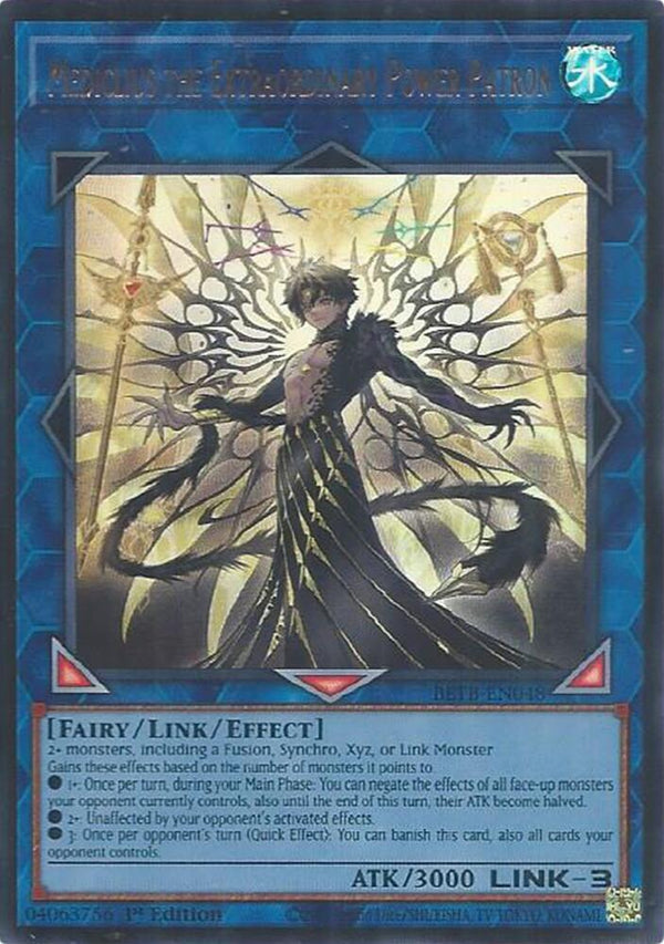 Mediclius the Extraordinary Power Patron - BETB-EN048 - Ultra Rare - 1st Edition