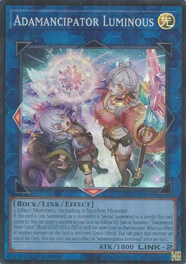 Adamancipator Luminous - BETB-EN049 - Super Rare - 1st Edition
