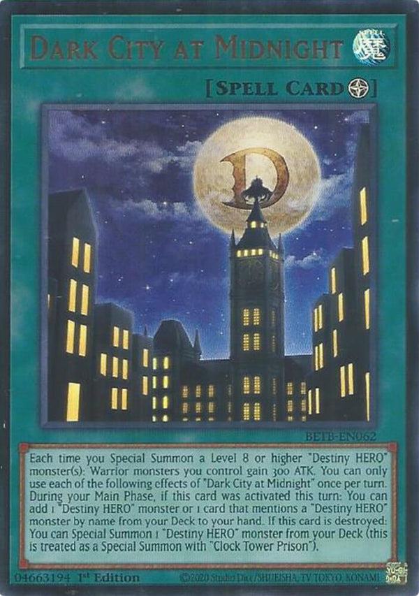 Dark City at Midnight - BETB-EN062 - Ultra Rare - 1st Edition