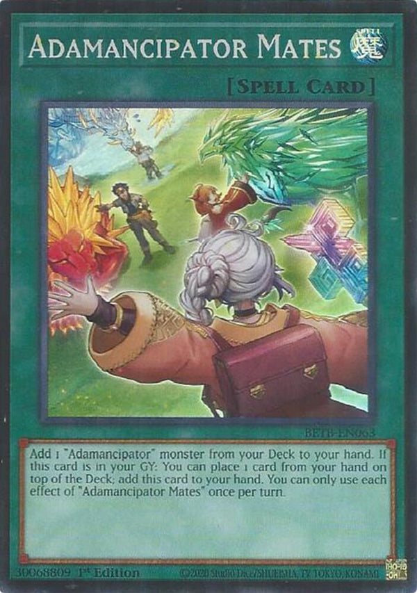 Adamancipator Mates - BETB-EN063 - Super Rare - 1st Edition