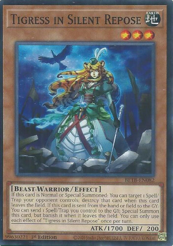 Tigress in Silent Repose - BETB-EN082 - Common - 1st Edition