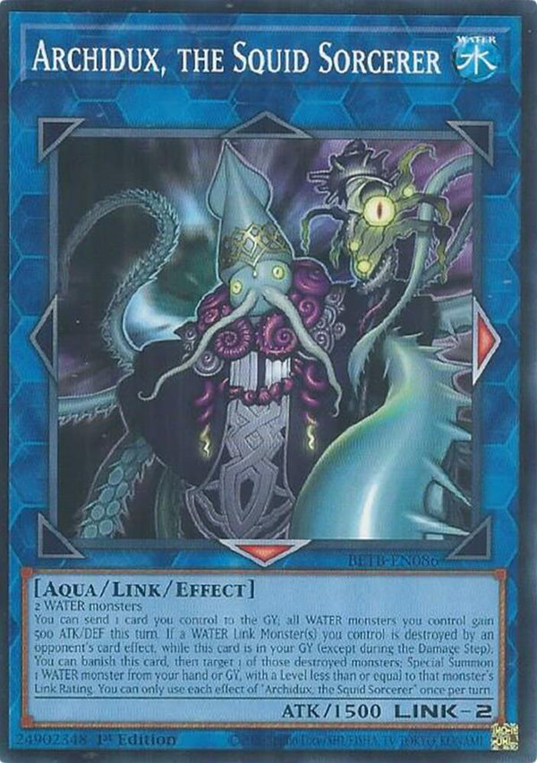 Archidux, the Squid Sorcerer - BETB-EN086 - Common - 1st Edition