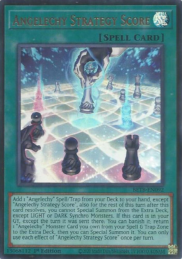 Angelechy Strategy Score - BETB-EN092 - Ultra Rare - 1st Edition