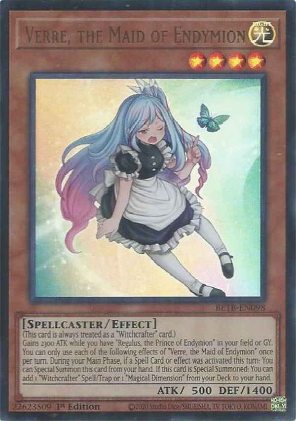 Verre, the Maid of Endymion - BETB-EN098 - Ultra Rare - 1st Edition