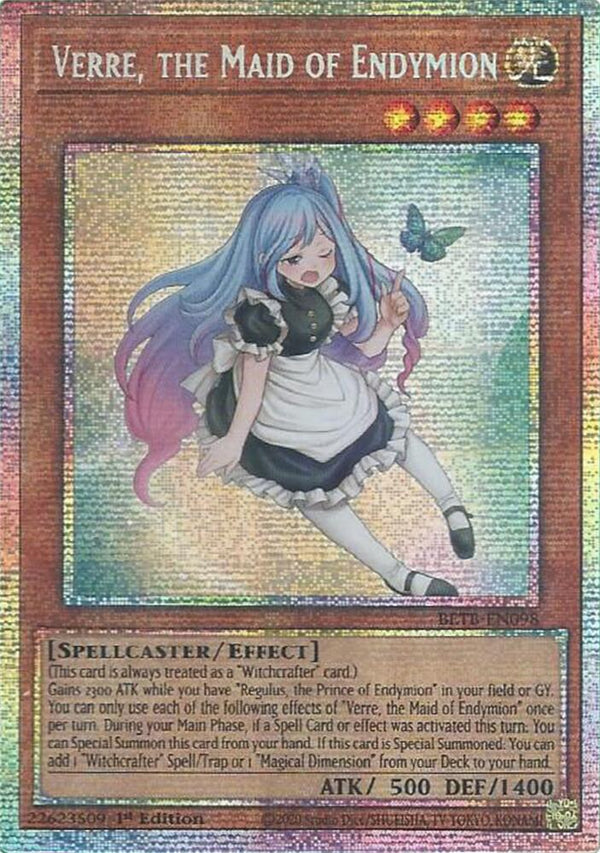 Verre, the Maid of Endymion - BETB-EN098 - Starlight Rare - 1st Edition