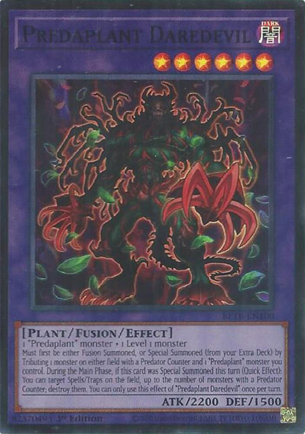 Predaplant Daredevil - BETB-EN100 - Super Rare - 1st Edition