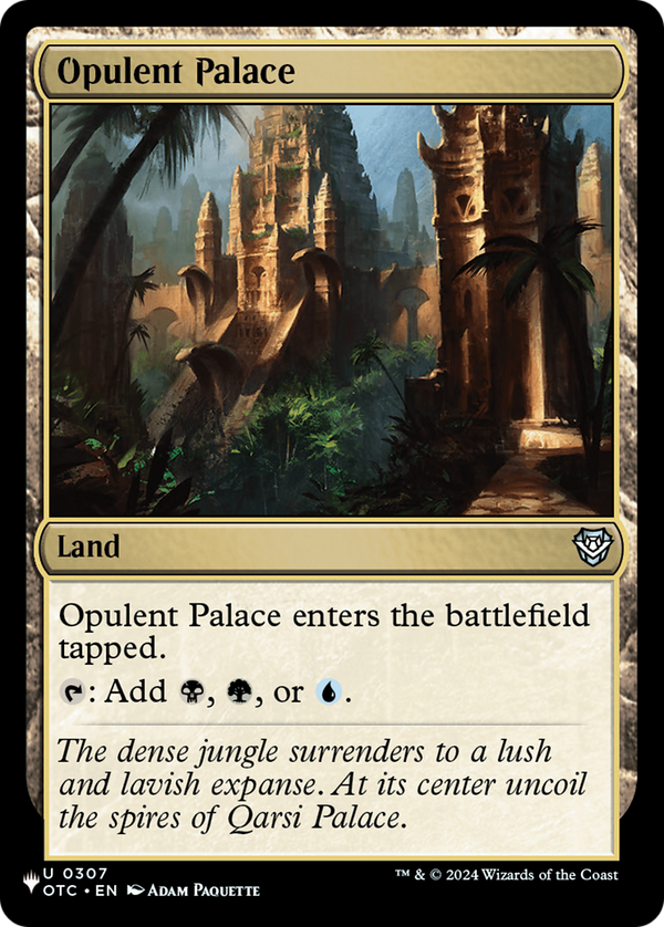 Opulent Palace - OTC Reprint (PLST)