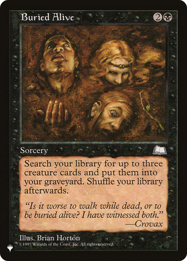 Buried Alive - WTH Reprint (PLST)