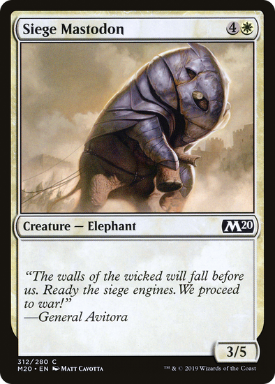 Siege Mastodon (M20)