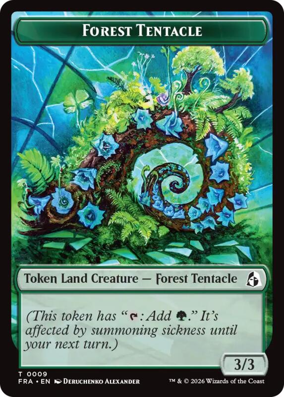 Dragon // Forest Tentacle Token (Pre-Order) (TFRA)