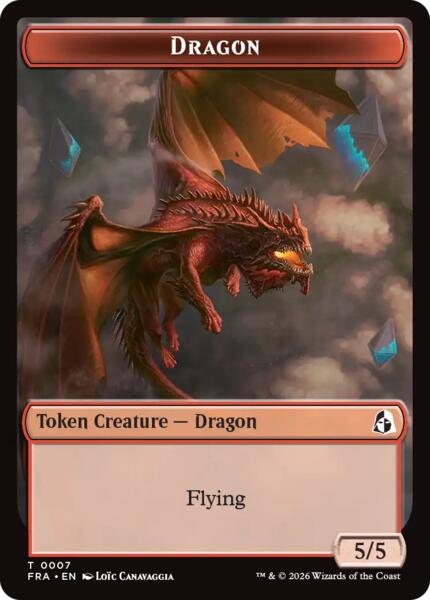 Dragon // Forest Tentacle Token (Pre-Order) (TFRA)