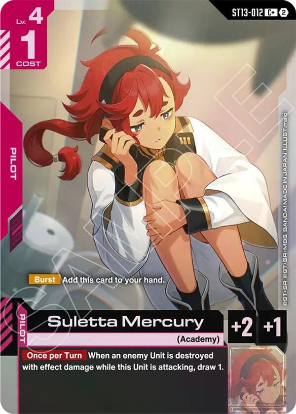 Suletta Mercury (C+) (Alternate Art) - ST13-012 - Common+