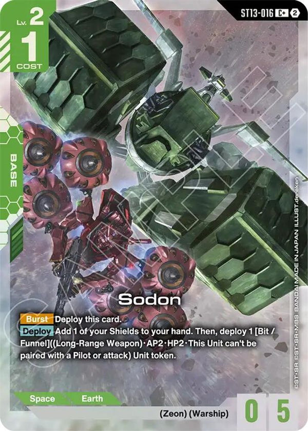 Sodon (C+) (Alternate Art) - ST13-016 - Common+