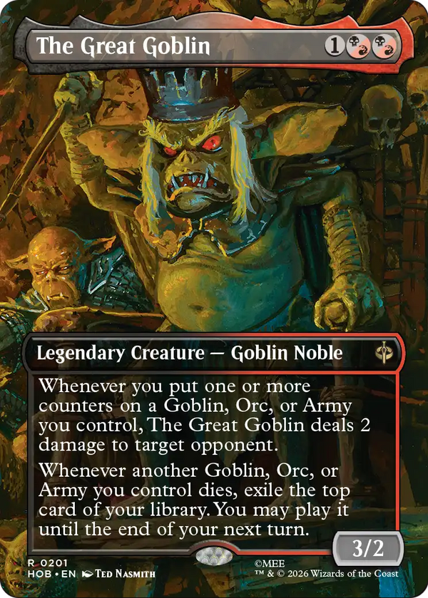 The Great Goblin - Borderless Scene (HOB) (Pre-Order)