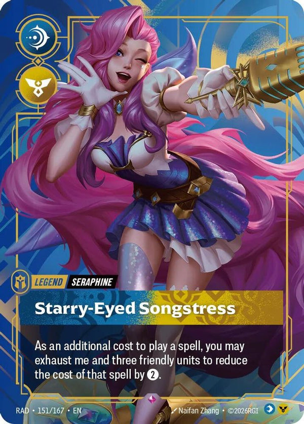 Seraphine, Starry-Eyed Songstress - 151/167 - Rare