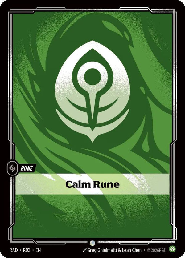 Calm Rune (RAD) - R02 - Common