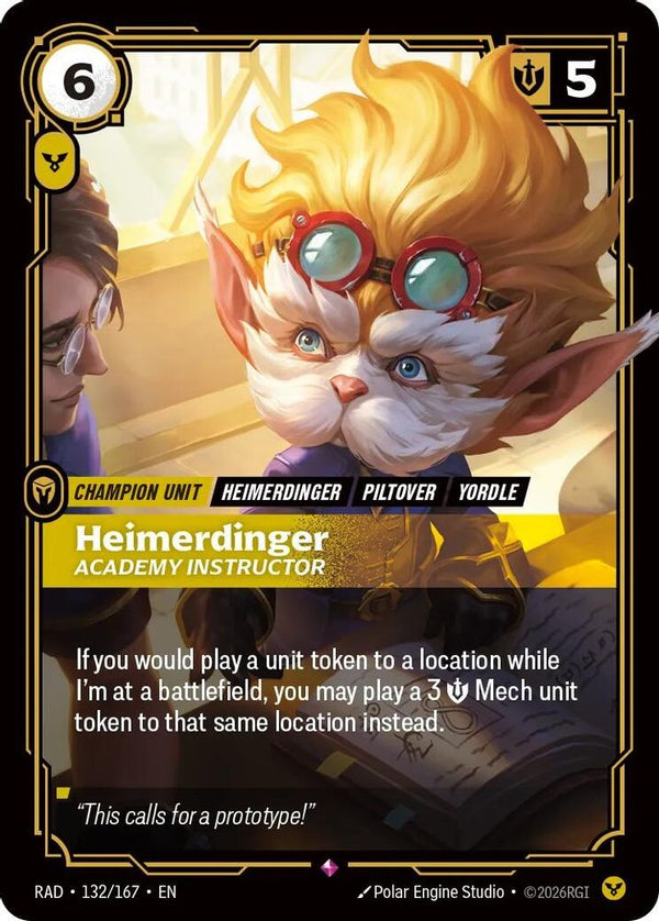 Heimerdinger, Academy Instructor - 132/167 - Rare