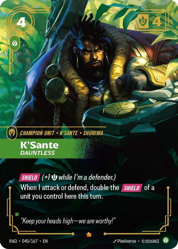 K'Sante, Dauntless - 045/167 - Epic