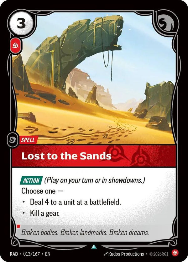 Lost to the Sands - 013/167 - Uncommon