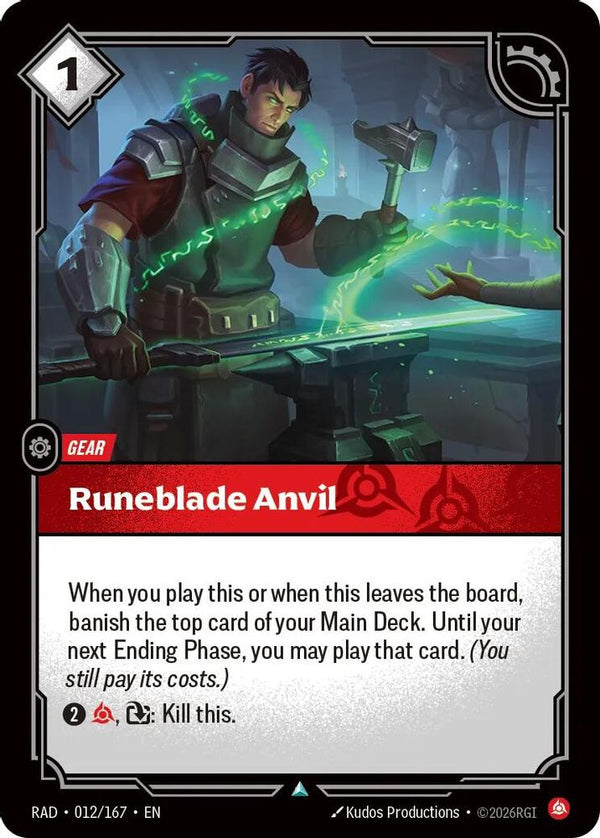 Runeblade Anvil - 012/167 - Uncommon
