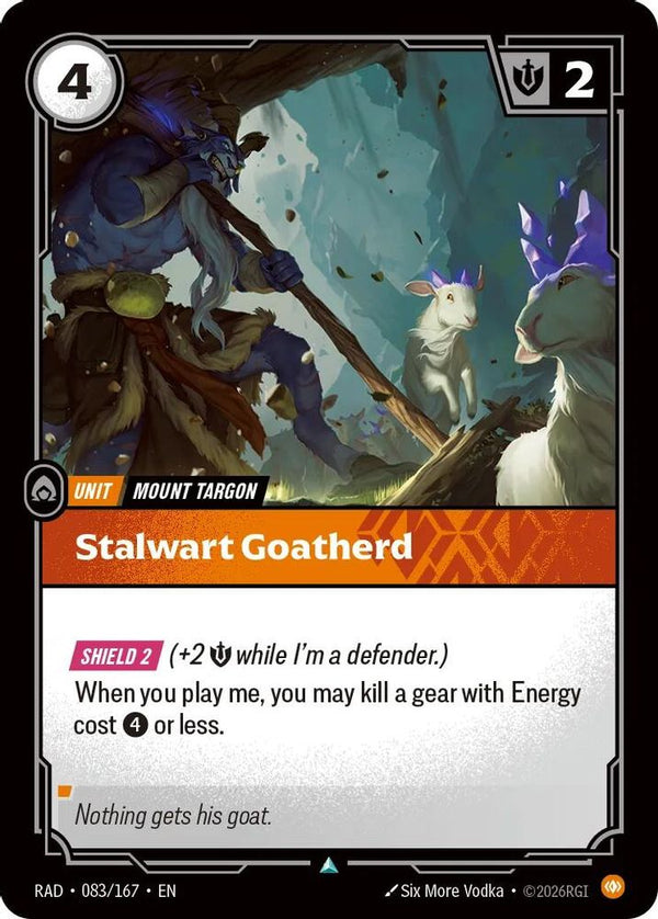 Stalwart Goatherd - 083/167 - Uncommon
