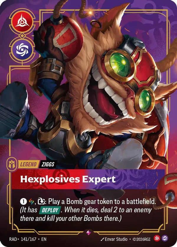 Ziggs, Hexplosives Expert - 141/167 - Rare