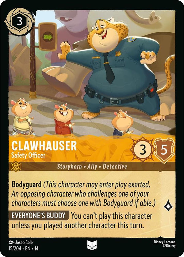 Clawhauser (Safety Officer) - 15/204 - Uncommon
