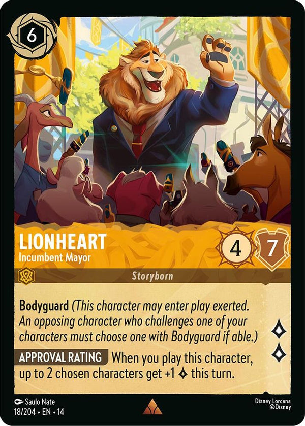 Lionheart (Incumbent Mayor) - 18/204 - Rare