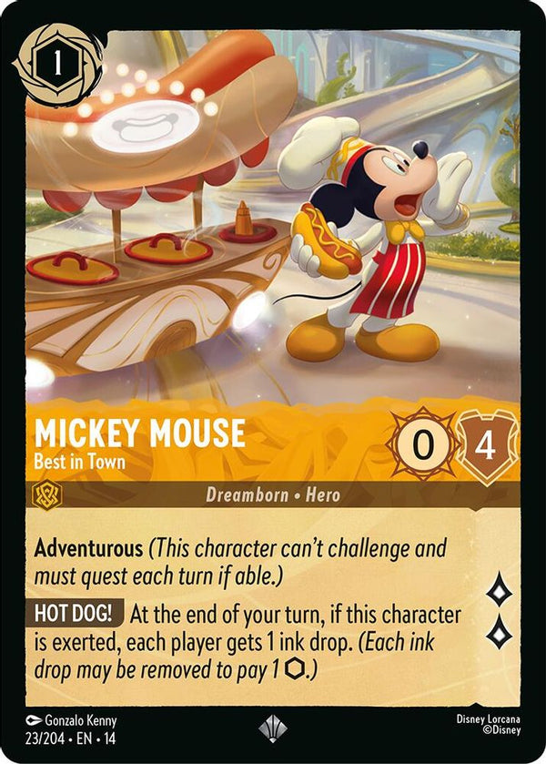 Mickey Mouse (Best in Town) - 23/204 - Super Rare