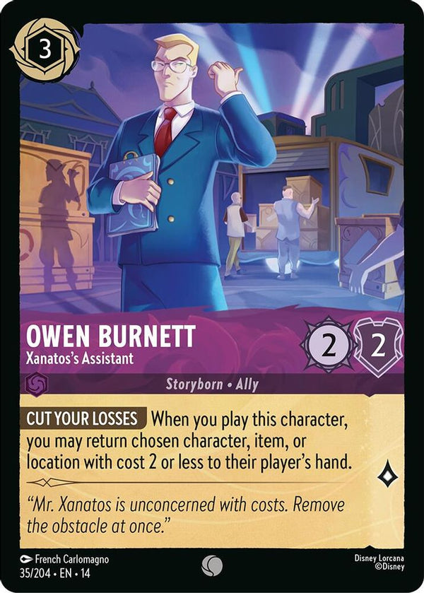 Owen Burnett (Xanatos's Assistant) - 35/204 - Common