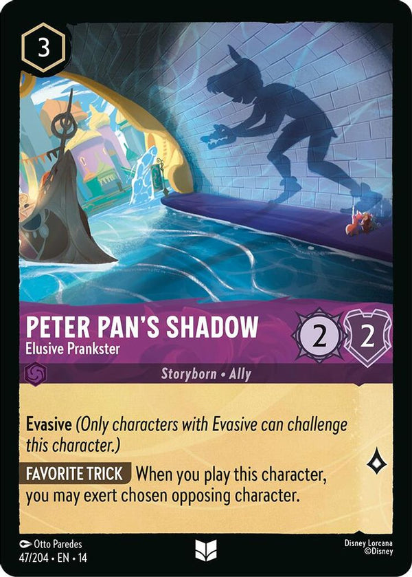 Peter Pan's Shadow (Elusive Prankster) - 47/204 - Uncommon