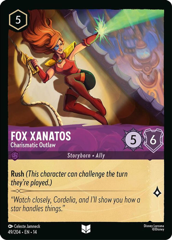 Fox Xanatos (Charismatic Outlaw) - 49/204 - Uncommon