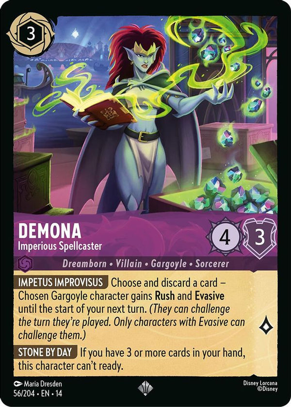 Demona (Imperious Spellcaster) - 56/204 - Super Rare