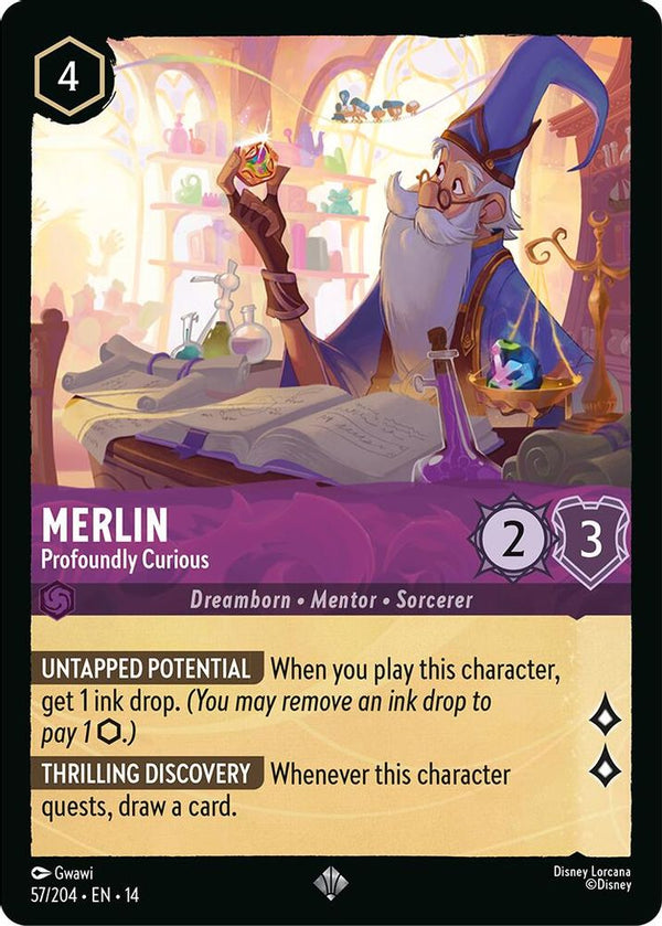 Merlin (Profoundly Curious) - 57/204 - Super Rare