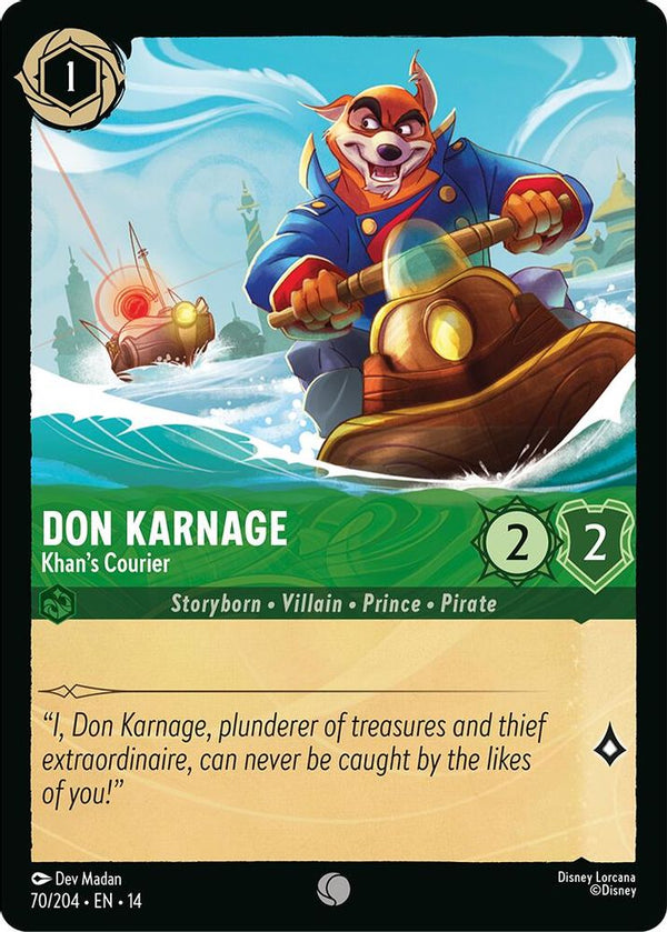 Don Karnage (Khan's Courier) - 70/204 - Common