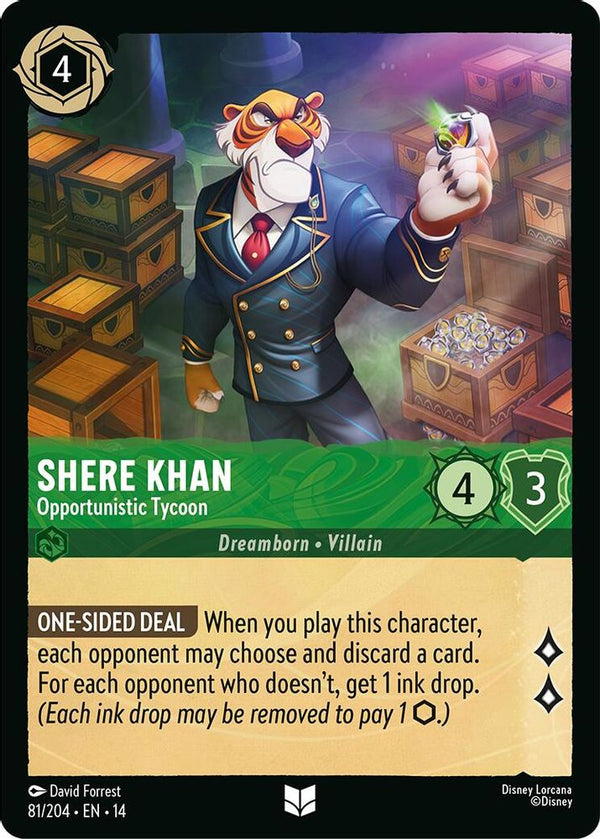 Shere Khan (Opportunistic Tycoon) - 81/204 - Uncommon