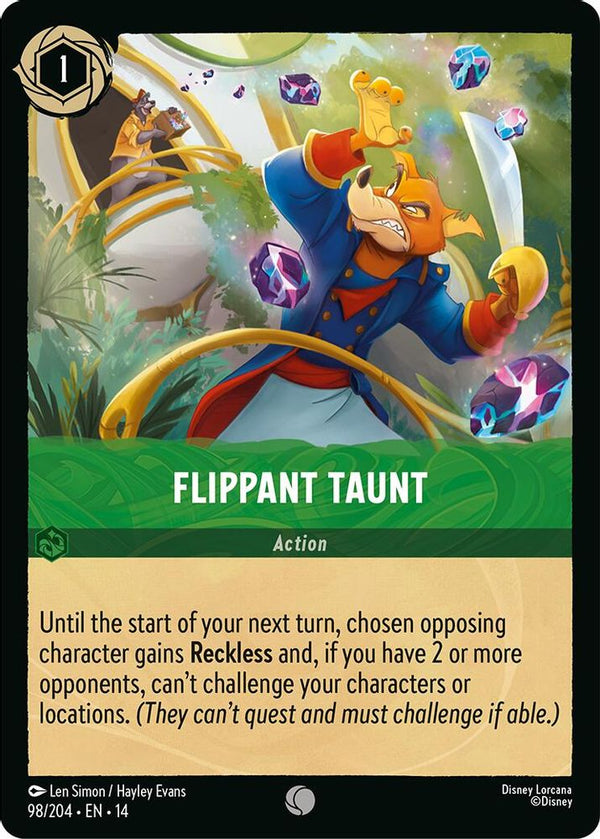 Flippant Taunt - 98/204 - Common