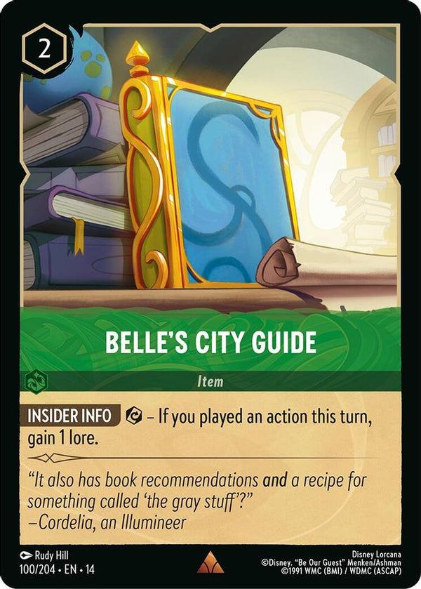 Belle's City Guide - 100/204 - Rare