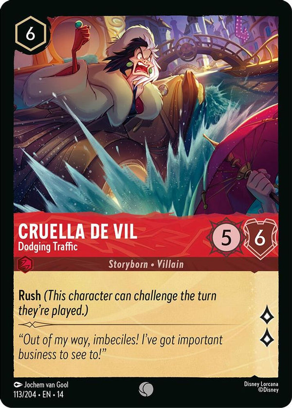 Cruella De Vil (Dodging Traffic) - 113/204 - Common