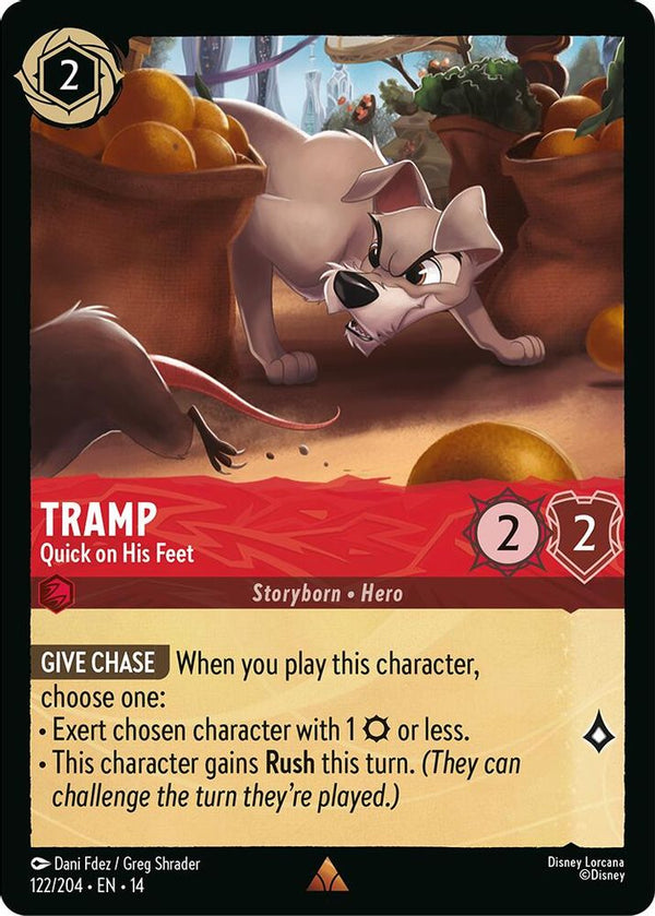 Tramp (Quick on His Feet) - 122/204 - Rare
