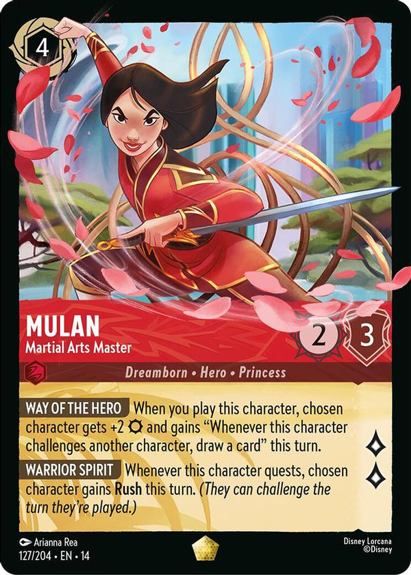 Mulan (Martial Arts Master) - 127/204 - Legendary