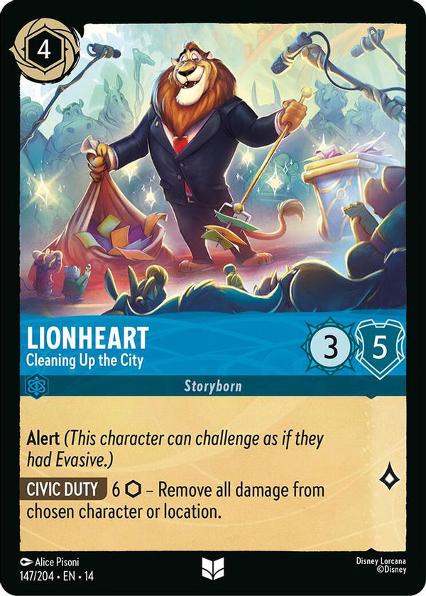 Lionheart (Cleaning Up the City) - 147/204 - Uncommon