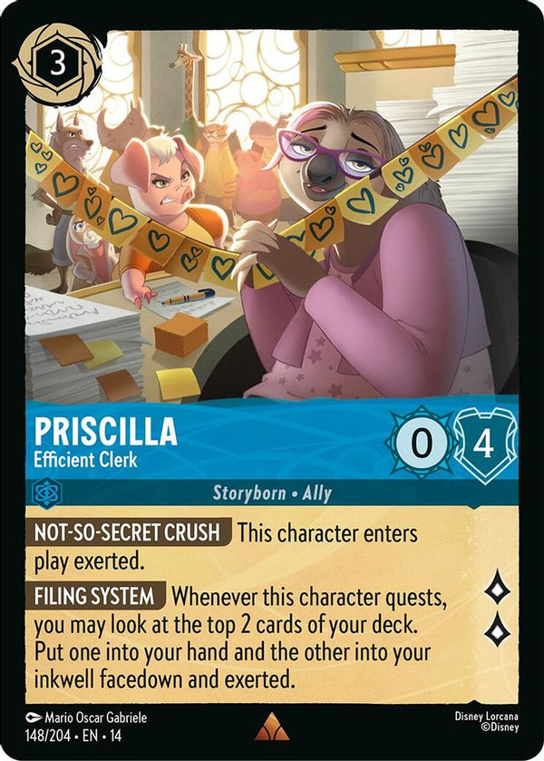 Priscilla (Efficient Clerk) - 148/204 - Rare